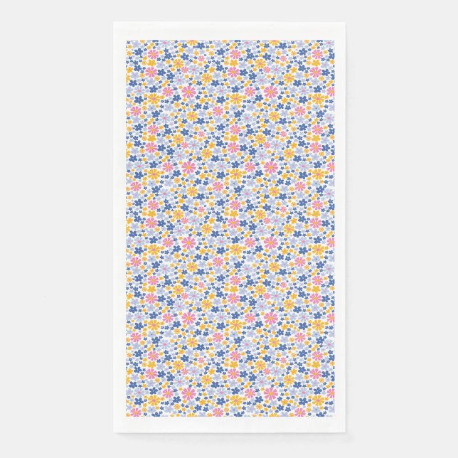 Serviette En Papier Les Lys Fleurissent Quand On Rire Ensemble (Devant)