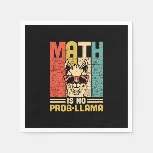 Serviette En Papier Les mathématiques enseignantes Les mathématiques n (Devant)