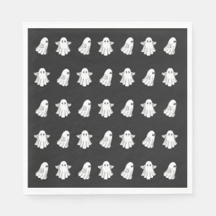 Serviette En Papier Les mignons fantômes d'Halloween