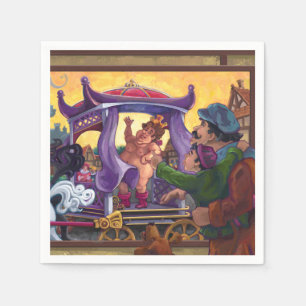 Serviette En Papier Les nouveaux vêtements de l'empereur