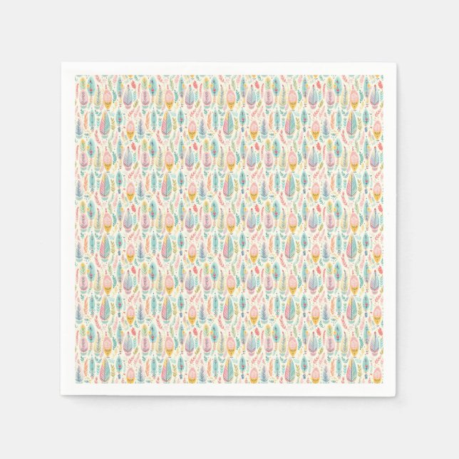Serviette En Papier Les Parfums Sont Le Sentiment Des Fleurs (Devant)