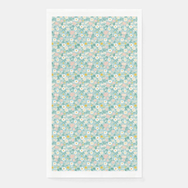 Serviette En Papier Les parfums sont les sentiments des fleurs (Devant)