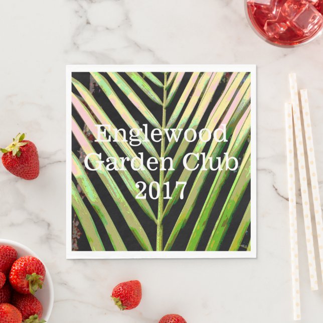 Serviette En Papier Les rayures de la nature (En situation)