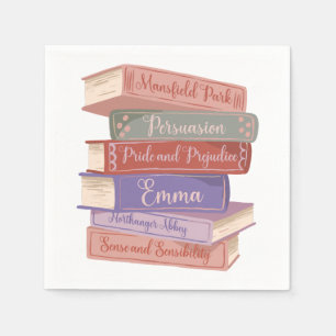 Serviette En Papier Les romans de Jane Austen V