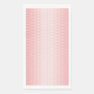 Serviette En Papier Les touches rouge, orange et rose se mélangent