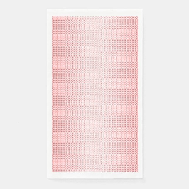 Serviette En Papier Les touches rouge, orange et rose se mélangent (Devant)