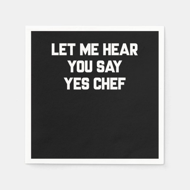 Serviette En Papier Let me hear you say | Dot (Devant)