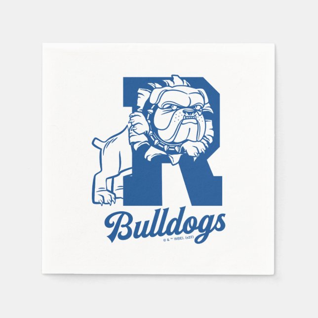 Serviette En Papier Letterman Riverdale Bulldogs (Devant)