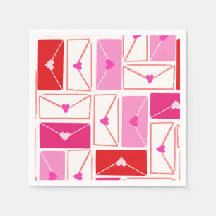 Serviette En Papier lettre d'amour