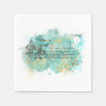 Lettre d'amour vintage serviettes