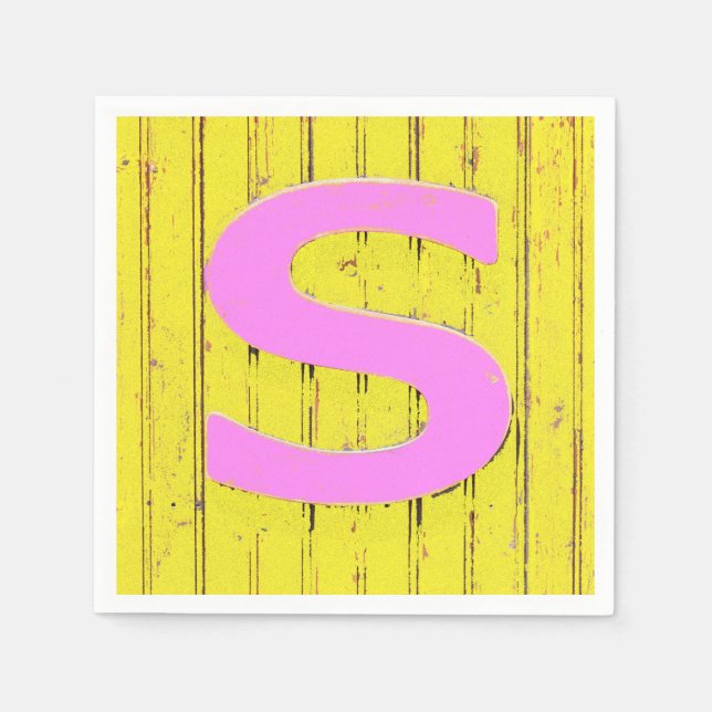 Serviette En Papier Lettre s (Devant)