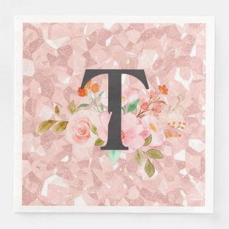Serviette En Papier Lettre T