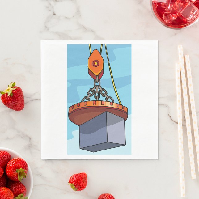 Serviette En Papier Levage de grue (Créateur téléchargé)