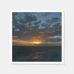 Serviette En Papier Lever du soleil à Sea II Ocean Seascape