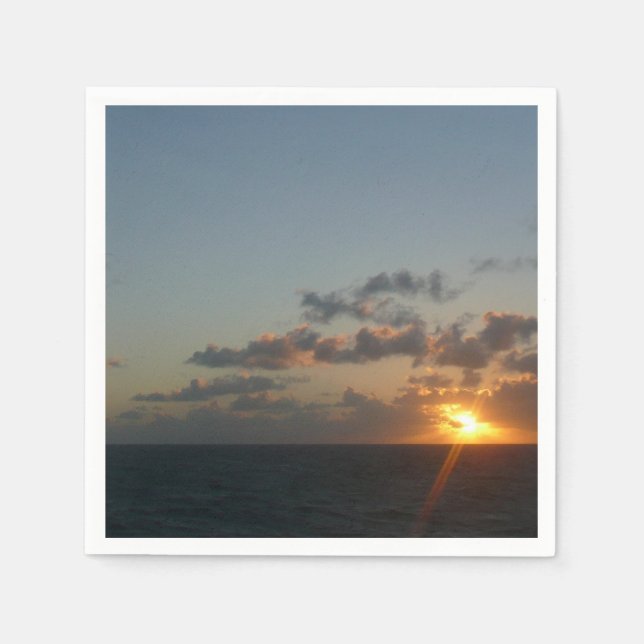 Serviette En Papier Lever du soleil sur San Juan I Porto Rico (Devant)