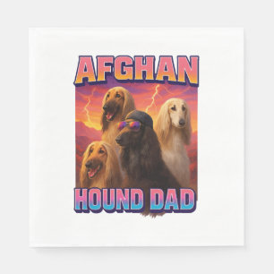 Serviette En Papier Lévrier afghan