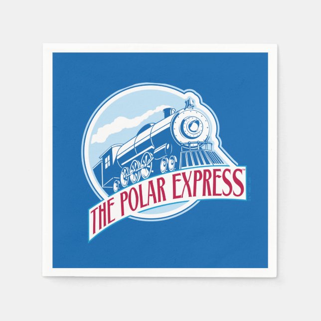 Serviette En Papier L'Express polaire | Insigne de train (Devant)