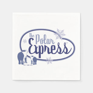 Serviette En Papier L'Express polaire   Ours polaires Retro Graphisme