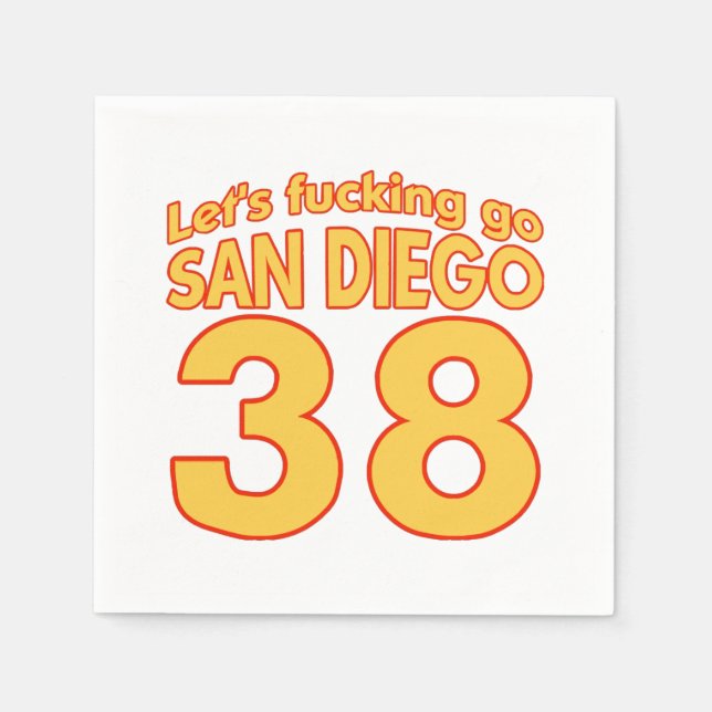 Serviette En Papier LFG San Diego  (Devant)
