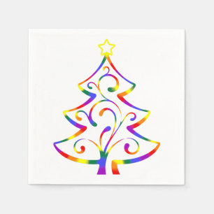 Serviette En Papier LGBT+ Fierté Papier de Noël