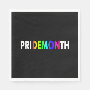 Serviette En Papier Lgbt Pride Mois Pour Le Festival Du Mois Gay pride
