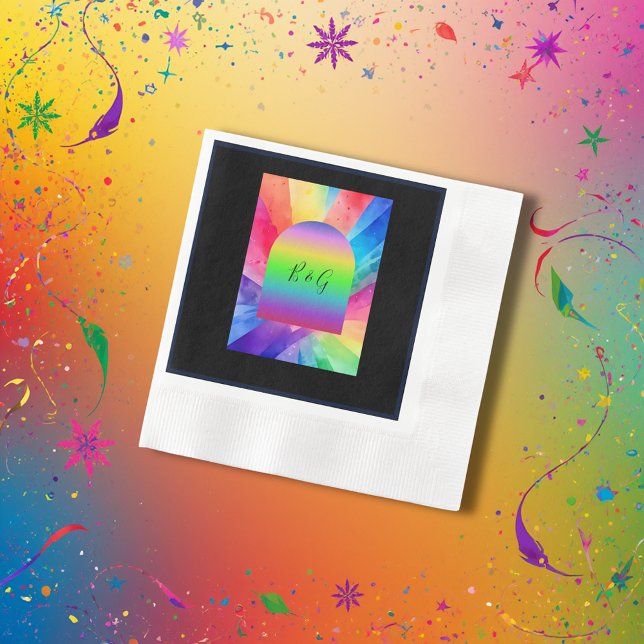 Serviette En Papier lgbtq mariage transgenre (Créateur téléchargé)