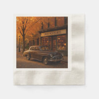 Librairie Automne/Automne vintage et voiture