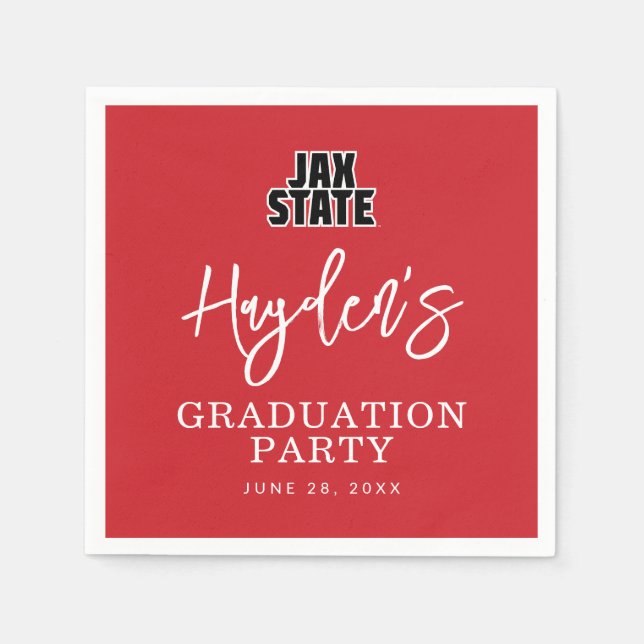 Serviette En Papier Licence de l'Université d'État de Jacksonville (Devant)