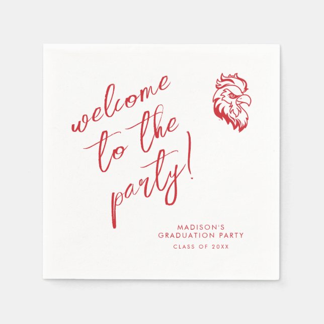 Serviette En Papier Licence de l'Université d'État de Jacksonville (Devant)