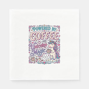 Serviette En Papier Licorne alimentée par le café et la magie de licor