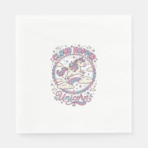 Serviette En Papier Licorne Cloud Hopper Licorne Ludique Cadeau Mignon