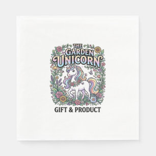 Serviette En Papier Licorne Conception de vecteur commercial de licorn