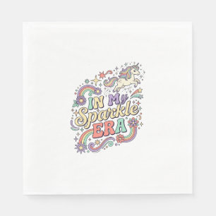 Serviette En Papier Licorne Dans Mon Ère de Brillance Vêtements Kawaii