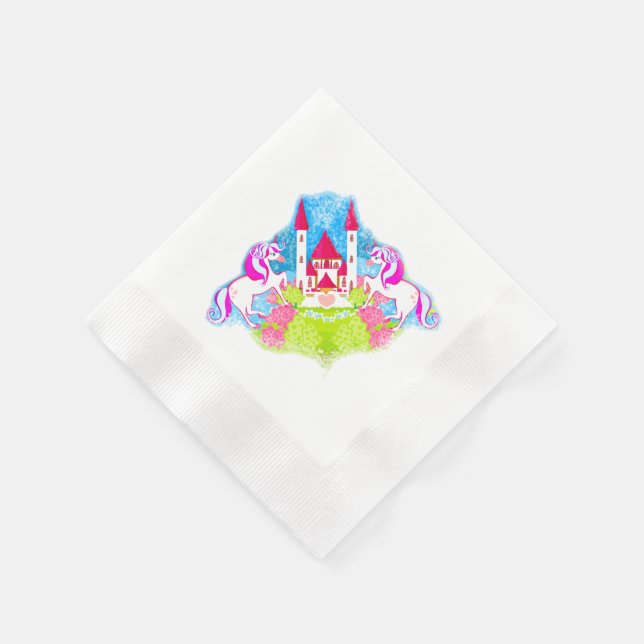 Serviette En Papier licorne mignonne Napkin (Coin)