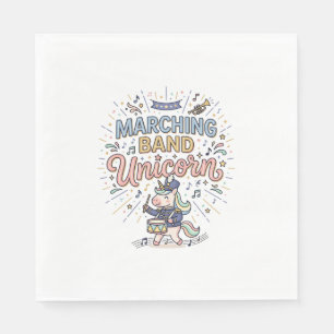 Serviette En Papier Licorne Orchestre Licorne Impression Marché Prêt