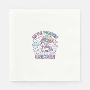 Serviette En Papier Licorne Petite Licorne Météo Conception Graphique 