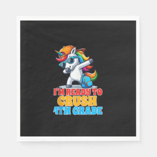 Serviette En Papier Licorne qui fait dab en 4e année Je suis prêt à éc