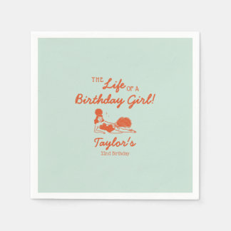 Serviette En Papier Life of a Birthday Girl Party
