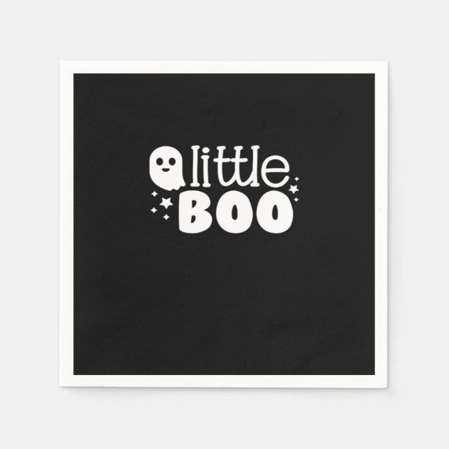 Serviette En Papier Lil Boo Halloween Vintage Style (Devant)
