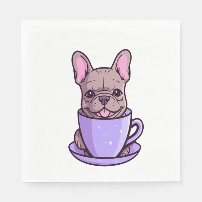 Serviette En Papier Lilac (Devant)