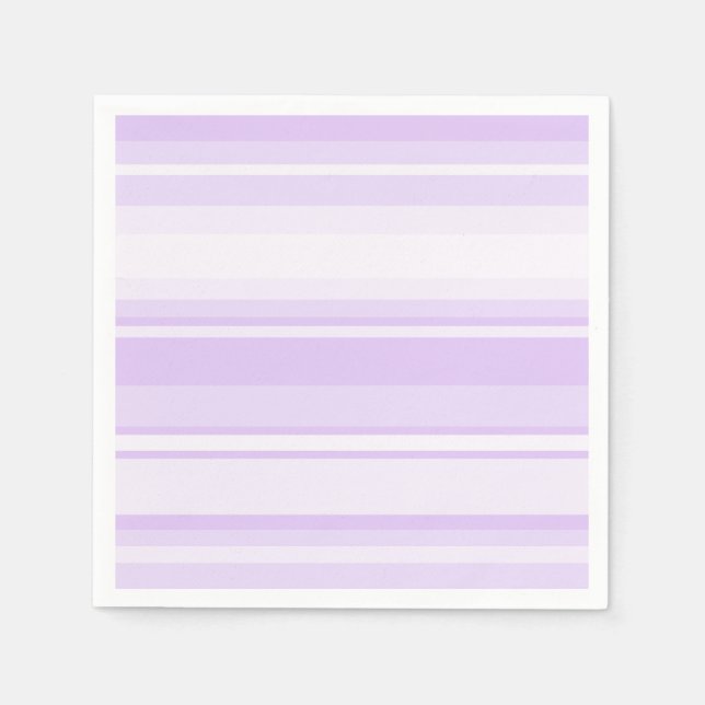 Serviette En Papier Lilac rayures (Devant)