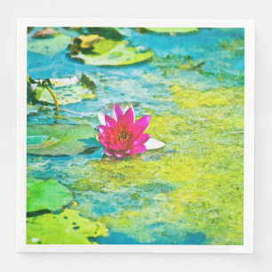 Serviette En Papier Lily Lilypad