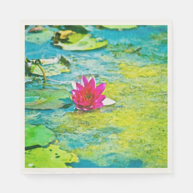 Serviette En Papier Lily Lilypad (Devant)