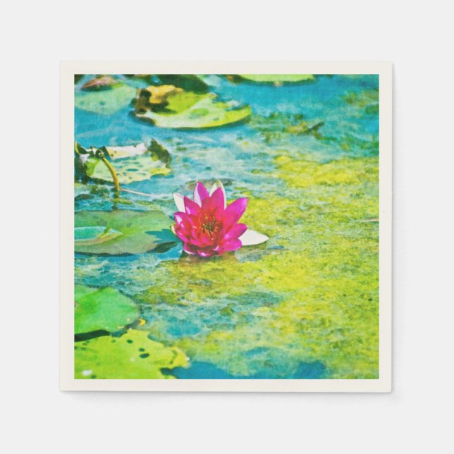 Serviette En Papier Lily Lilypad (Devant)