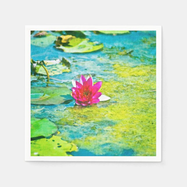 Serviette En Papier Lily Lilypad (Devant)