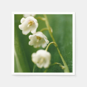 Serviette En Papier Lily muguet blanc (Convallaria majalis) 