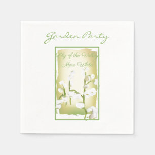 Serviette En Papier Lily of the Valley Watercolor Seed Pack
