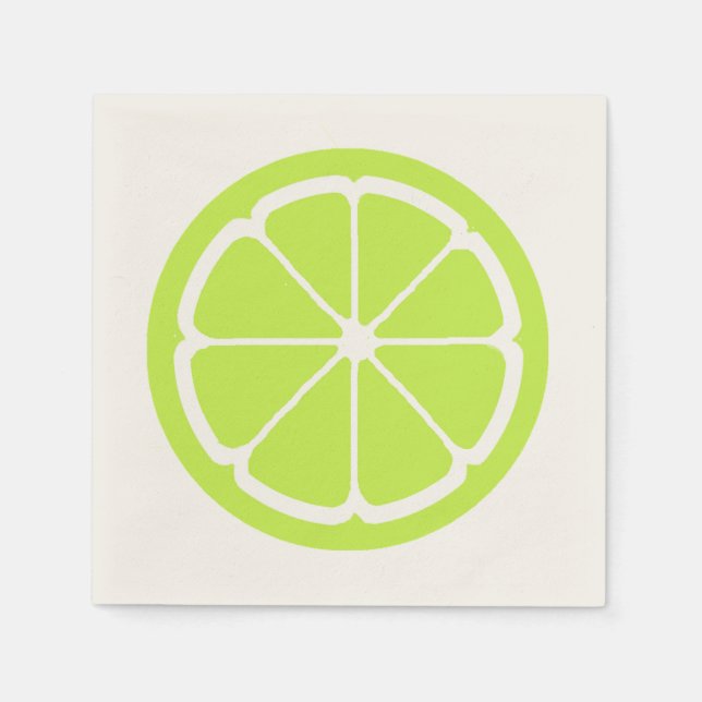 Serviette En Papier LIME SLICE by SHARON SHARPE (Devant)