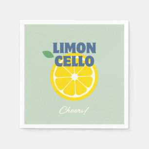 Serviette En Papier Limoncello Liquide à la Menthe Moderne Fait Maison