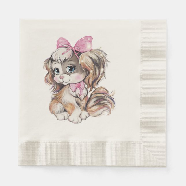 Serviette En Papier Lingettes pour chiots (Devant)